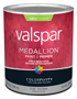 Valspar 027.0004102.005 Exterior House Paint; Satin; Tint Base; 1 qt