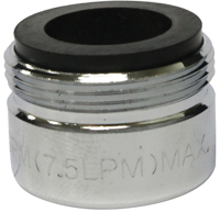 Plumb Pak PP800-10 Faucet Aerator, 13/16-27 Male, Chrome Plated