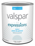 Valspar Expressions 005.0017003.005 Interior Paint and Primer; Flat; 1 qt