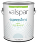 Valspar EXPRESSIONS 005.0017041.007 Interior Paint and Primer; Satin; 1 gal