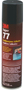 3M Super 77 77-07 Spray Adhesive, Liquid, Sweet Fruity, Clear, 7 oz Can