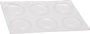 Shepherd Hardware 9965 Surface Guard Bumper Pad, 3/4 in, Round, Vinyl, Clear