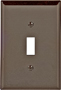 Eaton Wiring Devices PJ1B Wallplate, 4-1/2 in L, 2-3/4 in W, 1 -Gang,