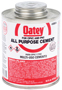 Oatey 30834 Solvent Cement, Milky Clear, 16 oz Can