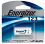 Energizer EL123AP Series EL123APBP Lithium Battery; 3 V Battery; 1500 mAh;