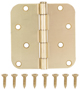 ProSource 20348US4 Door Hinge, Steel, Satin Brass, Loose Pin, 180 deg Range