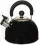 Euro-Ware 309-BK Whistling Tea Kettle; 2.5 qt Capacity; Stainless Steel;