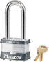 Master Lock 5KALJ Padlock, Keyed Alike Key, Open Shackle, 3/8 in Dia