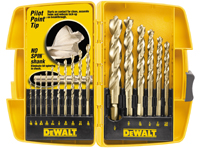 DeWALT DW1956 High Performance Drill Bit Set, Steel, Gold, Ferrous Oxide,