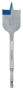 IRWIN 88822 Spade Drill Bit, Flat Flute, Hex Shank, 1/4 in Dia Shank