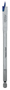 IRWIN 88806 Spade Drill Bit, Flat Flute, Hex Shank, 1/4 in Dia Shank