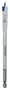 IRWIN 88807 Spade Drill Bit, Flat Flute, Hex Shank, 1/4 in Dia Shank