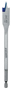 IRWIN 88809 Spade Drill Bit, Flat Flute, Hex Shank, 1/4 in Dia Shank