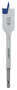 IRWIN 88815 Spade Drill Bit, Flat Flute, Hex Shank, 1/4 in Dia Shank