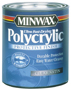Minwax Polycrylic 13333000 Protective Finish Paint, Liquid, Crystal Clear, 1