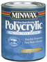 Minwax Polycrylic 64444444 Protective Finish Paint, Semi-Gloss, Liquid,