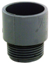 Carlon E943E-CTN Terminal Adapter, 3/4 in MPT x Socket, 1.29 in Dia, 1.47 in