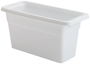 Rubbermaid 2862RDWHT Ice Cube Bin, 6-1/8 in L, 5-1/4 in W, 12-3/4 in H,