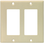 Eaton Cooper Wiring 2152 Series 2152V-BOX Standard-Size Wallplate, 4-Gang,