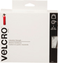 VELCRO Brand 90198 Fastener, 2 in W, 15 ft L, Nylon, White, Rubber Adhesive
