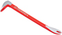 Crescent CODE RED MB8 Pry Bar; 8 in L; Ground Tip; Steel; Red; 3-1/4 in W
