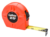 Crescent Lufkin L625 Tape Measure, 25 ft L Blade, 1 in W Blade, Steel Blade,