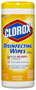 Clorox 01594 Disinfecting Wipes, Can, Citrus