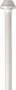 Oatey 34312 Sink Supply Tube, Polyethylene Tubing, 20 in L