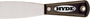 HYDE Black & Silver 02150 Putty Knife, 1-1/2 in W Blade, HCS Blade, Nylon