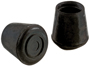 Shepherd Hardware 9125 Furniture Leg Tip, Round, Rubber, Black