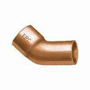 EPC 31194 Street Pipe Elbow, 1/2 in, Sweat x FTG, 45 deg Angle, Copper