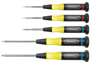 GENERAL 700 Screwdriver Set, Steel, Chrome, Specifications: Round Shank