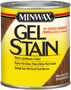 Minwax 260804444 Gel Stain; Brazilian Rosewood; Liquid; 0.5 pt