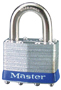 Master Lock 1UP Padlock, 1-3/4 in W x 1-3/4 in H Body, 15/16 in H Shackle,