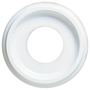 Westinghouse 7703700 Ceiling Medallion, 9-3/4 in Dia, 9-3/4 in L, Plastic,