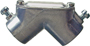 Halex 14405 Pull Elbow, 1/2 in, Zinc