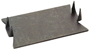 Halex 62899 Nail Plate, 1-1/2 in L, 2-1/2 in W, Aluminum