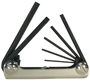 Eklind 21171 Hex Key Set, 7-Piece, Steel, Black