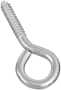 National Hardware N220-418 Large Screw Eye, #0, 2 in L Thread, 3-7/8 in OAL,