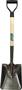 UnionTools 42106 Transfer Shovel; 8-5/8 in W Blade; Carbon Steel Blade;