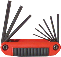 Eklind 25911 Hex Key Set, 9-Piece, Steel, Black