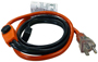 EasyHeat AHB-013A Pipe Heating Cable, 120 V, 21 W, 3 ft L, 1 in Dia