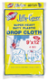 Warp's 4JC-912 Drop Cloth, 12 ft L, 9 ft W, Plastic, Clear