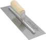 Marshalltown MX66 Finishing Trowel, 16 in L Blade, 4 in W Blade, Spring