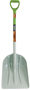 AMES 2682700 Scoop Shovel, 14 in W Blade, 18 in L Blade, ABS Blade, Northern