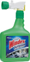 Windex 10122 Glass Cleaner, 32 oz Bottle, Liquid, Characteristic, Clear