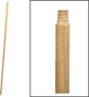 BIRDWELL 532-12 Broom Handle, 15/16 in Dia, 48 in L, Threaded, Hardwood