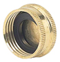 Gilmour 05HCC Hose Cap with Washer Threaded, Brass