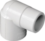 LASCO 409007BC Street Pipe Elbow, 3/4 in, Slip, 90 deg Angle, PVC, White,