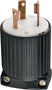 Eaton Wiring Devices L530P Twistlock Electrical Plug, 125 V, 30 A,